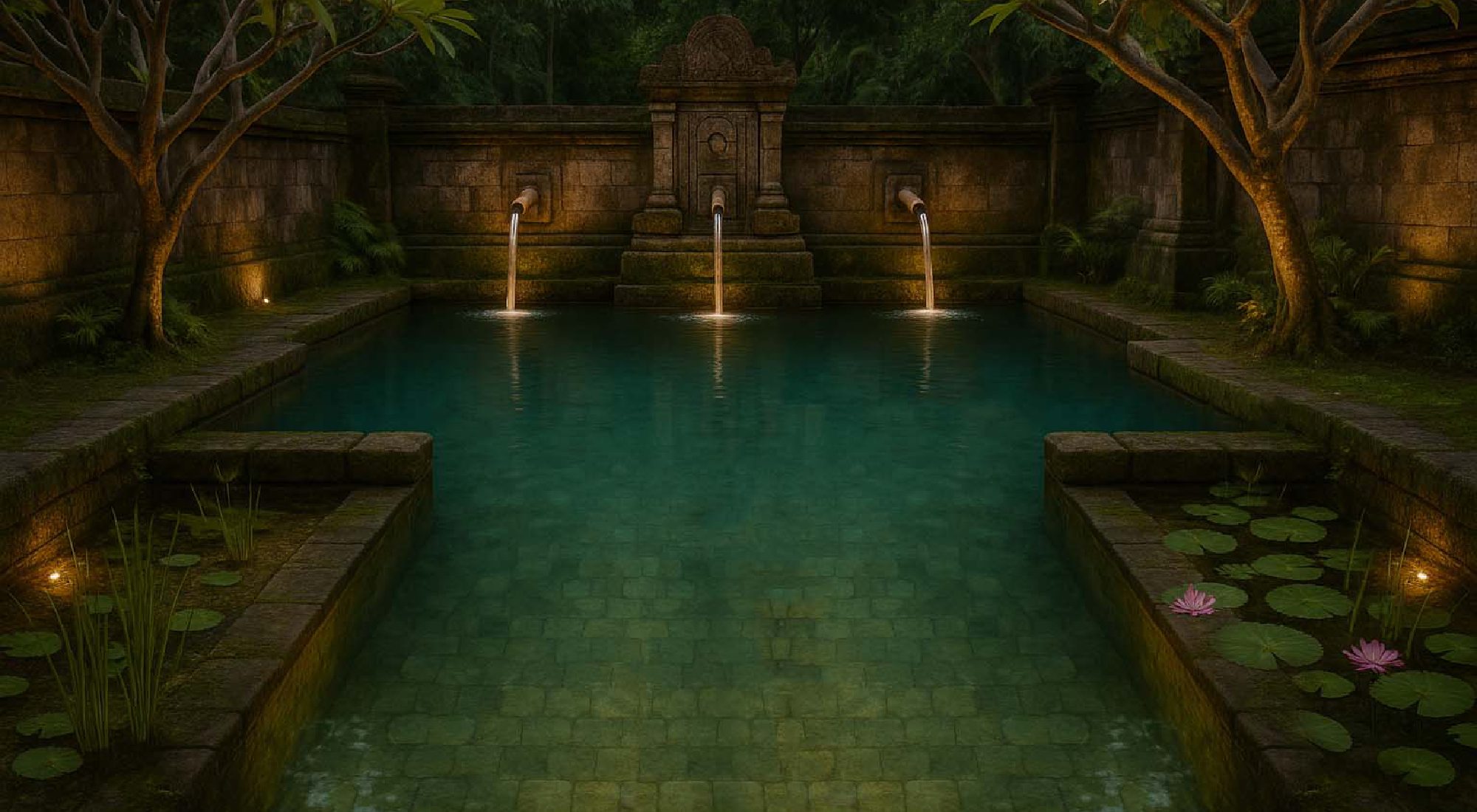 Temple Springs — natural pool design concept