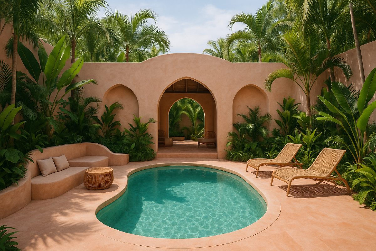 The Oasis — natural pool design concept