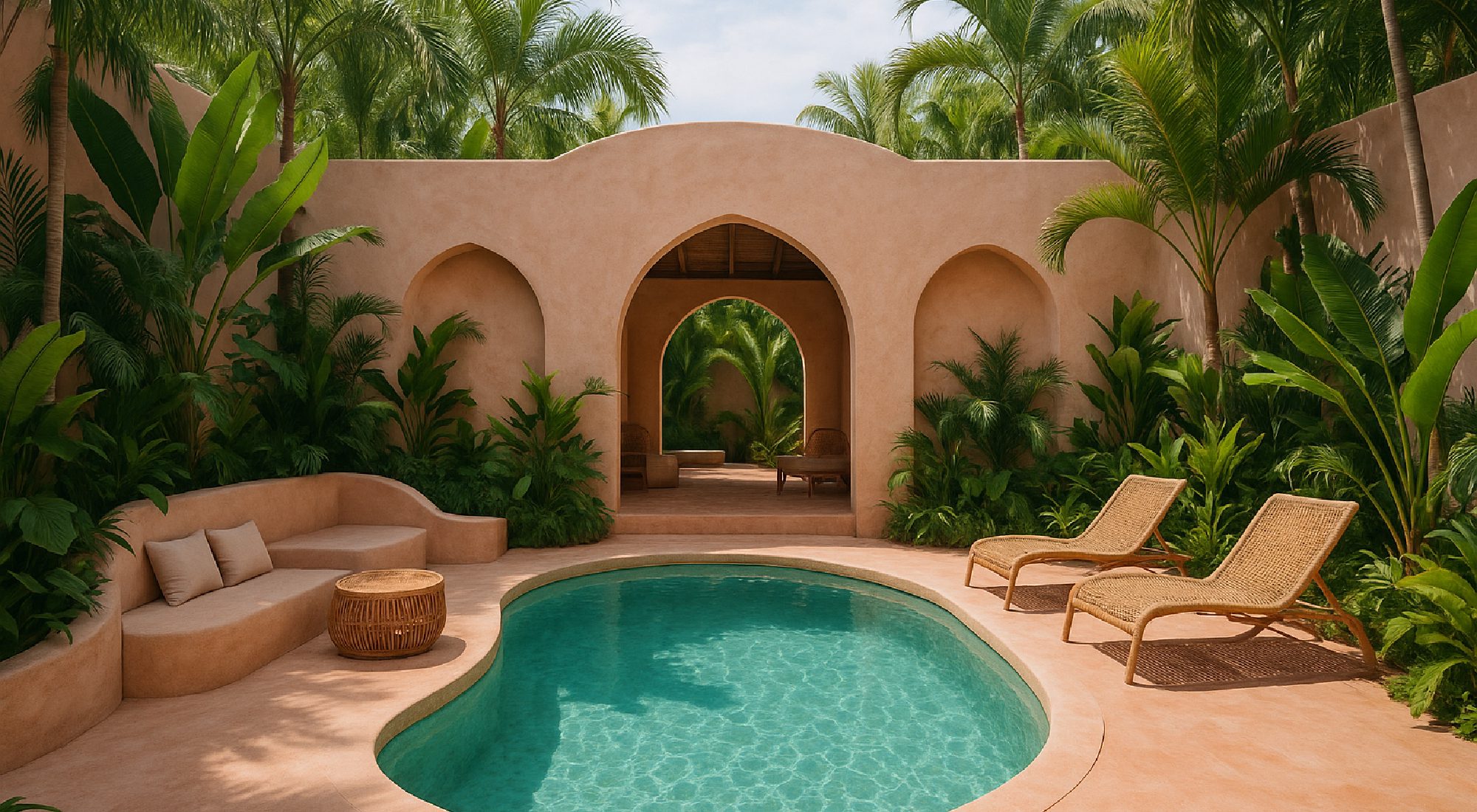 The Oasis — natural pool design concept